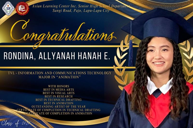ALCI graduate in formal academic attire